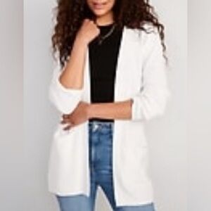 Old Navy Textured Shaker-Stitch Open-Front Cardigan Sweater